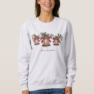Sweatshirt Sweat-shirt à cloches dorées décoratives