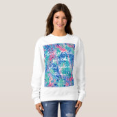 Sweatshirt Sweat-shirt au graphique élégant (Devant entier)