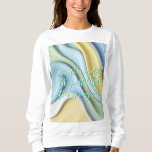 Sweatshirt Sweat-shirt au motif graphique abstrait élégant