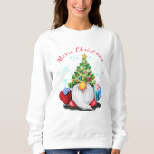 Sweatshirt Sweat-shirt avec Gnome de Noël (Devant)