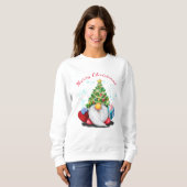 Sweatshirt Sweat-shirt avec Gnome de Noël (Devant entier)
