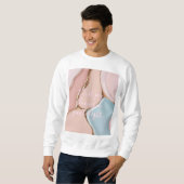 Sweatshirt Sweat-shirt avec graphique abstrait stylé (Devant entier)