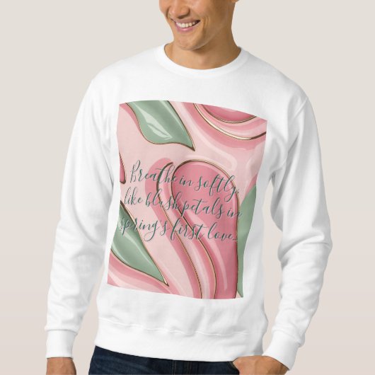 Sweatshirt Sweat-shirt avec graphique abstrait stylé (Devant)