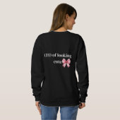 Sweatshirt Sweat-shirt Coquette Obsédé Elf - Graphique Esthét (Dos entier)