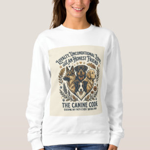 Sweatshirt Sweat-shirt Cute Dog Mom pour femmes Cadeau conf