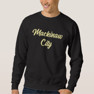 Sweatshirt Sweat-shirt imprimé Mackinaw City Michigan