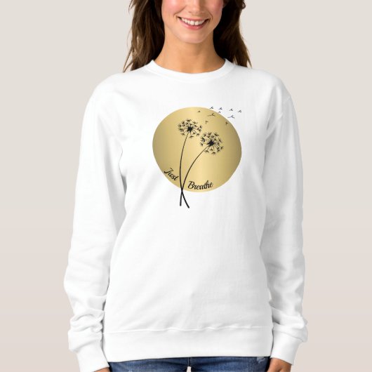 Sweatshirt Sweat-shirt Just Breathe (Devant)