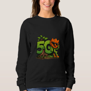 Sweatshirt Sweat-shirt pour femmes Masque Éco Croissance 5G