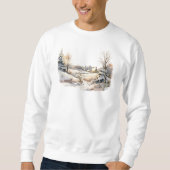 Sweatshirt Sweat-shirt Scène d'Hiver (Devant)