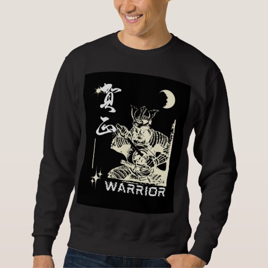 Sweatshirt Sweat-shirt Shadow Warrior Samouraï (Devant)