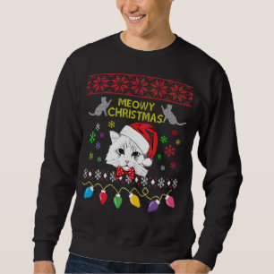 Sweatshirt Sweater de Cat Ugly Christmas