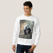Sweatshirt "Sweatshirt confortable avec Panda bébé adorable s (Devant entier)