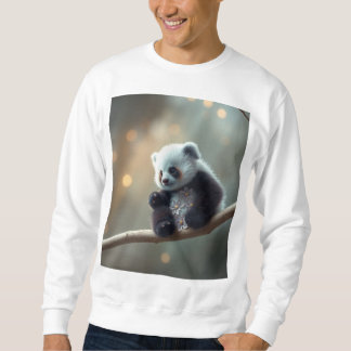 Sweatshirt "Sweatshirt confortable avec Panda bébé adorable s