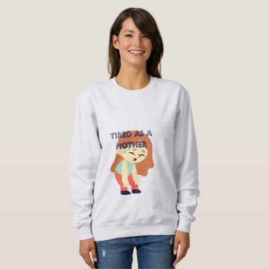 Sweatshirt "Sweatshirt douillet pour femmes - Reprise Décontr (Devant entier)