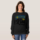 Sweatshirt Swedish King Sweden Swedish Sweden Flag (Devant entier)