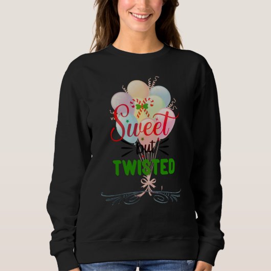 Sweatshirt sweet but Twisted (Devant)