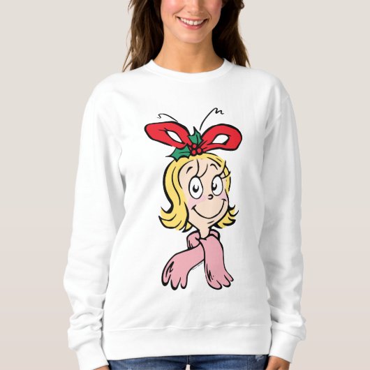 Sweatshirt Sweet Cindy Lou Who Portrait (Devant)