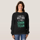 Sweatshirt Swim Team Vasectomy Retired Swimmers Vasectomy Fu (Devant entier)