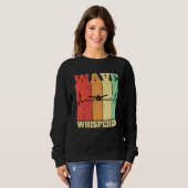 Sweatshirt Swimmer Swimming Wave Whisperer (Devant entier)
