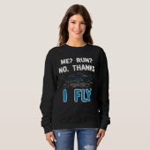 Sweatshirt Swimming - I Fly (Devant entier)