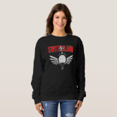 Sweatshirt Switzerland Ping Pong   Swiss Table Tennis Support (Devant entier)