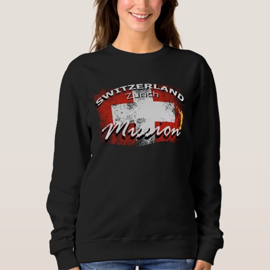 Sweatshirt Switzerland Zurich Mormon LDS Mission Missionary (Devant)