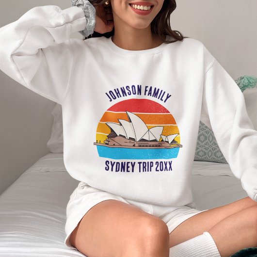 Sweatshirt Sydney Australia Opera House Customized