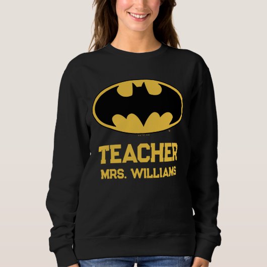 Sweatshirt Symbole Batman | Logo Ovale (Devant)