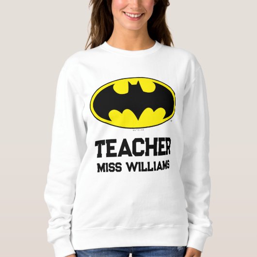 Sweatshirt Symbole Batman | Logo Ovale Bat (Devant)