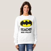 Sweatshirt Symbole Batman | Logo Ovale Bat (Devant entier)