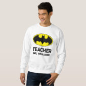 Sweatshirt Symbole Batman | Logo Ovale Bat (Devant entier)
