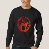 Sweatshirt Symbole Chinois Chien Du Zodiaque (Devant)