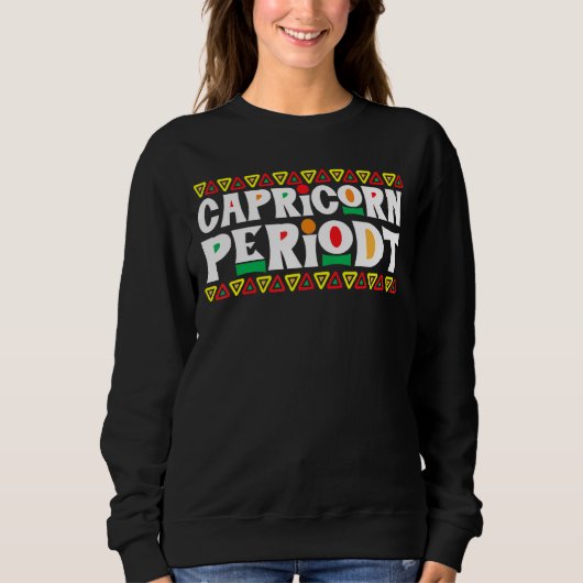 Sweatshirt Symbole d'astrologie de l'Horoscope de Capricorne (Devant)