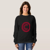 Sweatshirt Symbole de copyright (Devant entier)