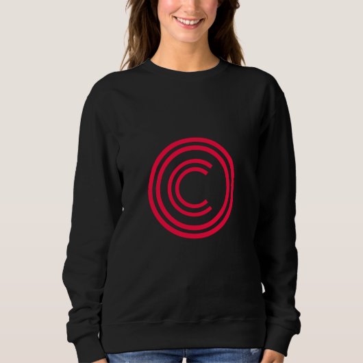 Sweatshirt Symbole de copyright (Devant)