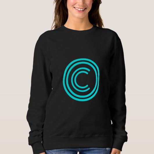 Sweatshirt Symbole de copyright (Devant)