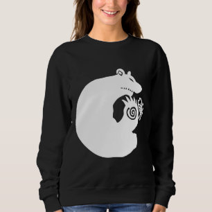 Sweatshirt Symbole de la fente pour le grizzli roi