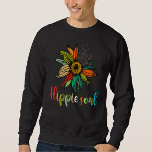 Sweatshirt SYMBOLE DE LA PAIX HIppie SOL Daisy Flower