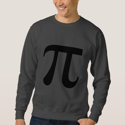 Sweatshirt Symbole de maths de pi (Devant)