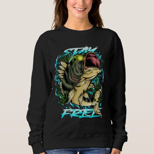 Sweatshirt Symbole démoniaque Pastel Goth Devil Fish Eyes (Devant)