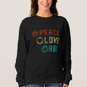 Sweatshirt SYMBOLE FÉMININ D'AMOUR DE LA Paix DE Ruth Bader