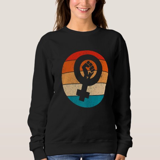 Sweatshirt Symbole féministe Femme Égalité autonomisation Fem (Devant)
