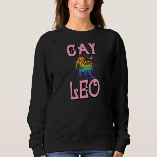 Sweatshirt Symbole Gay Leo Zodiac Anniversaire Horoscope Cons