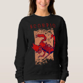 Sweatshirt SYMBOLE Horoscope Scorpio Zodiaque Astrologie Cons (Devant)