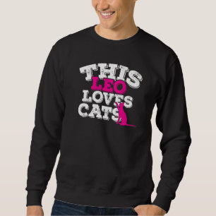 Sweatshirt Symbole Horoscope Zodiaque Leo Lots Chats