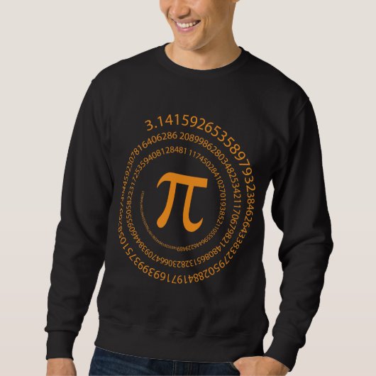 Sweatshirt Symbole Pi Mathématicien Physicien (Devant)