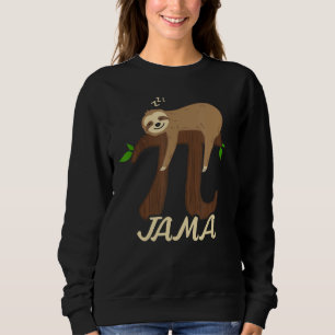 Sweatshirt Symbole scientifique Pi Jama 3 14 Pi Numéro de mât