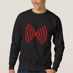 Sweatshirt Symbole signal de transmission Tee Live Streaming
