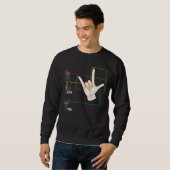 SWEATSHIRT SYMBOLE SYMBOLE SYMBOLE SYMBOLE SYMPATHIQUE AMÉRIC (Devant entier)