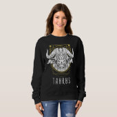 Sweatshirt Symbole Taurus Bull Horoscope Symbole Zodiaque Con (Devant entier)